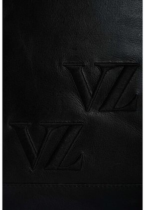 Morral De Cuero Para Hombre Ocean Monogram Morral De Cuero Para Hombre Ocean Monogram Negro VÉLEZ