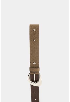 Cinturón Unifaz En Cuero Para Mujer Cinturón Unifaz En Cuero Para Mujer Tabaco M VÉLEZ