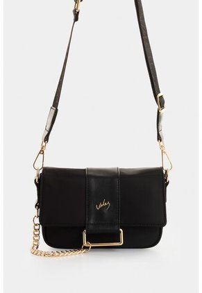 Manos Libres En Lona Y Cuero Para Mujer Nova Manos Libres En Lona Y Cuero Para Mujer Nova Negro VÉLEZ