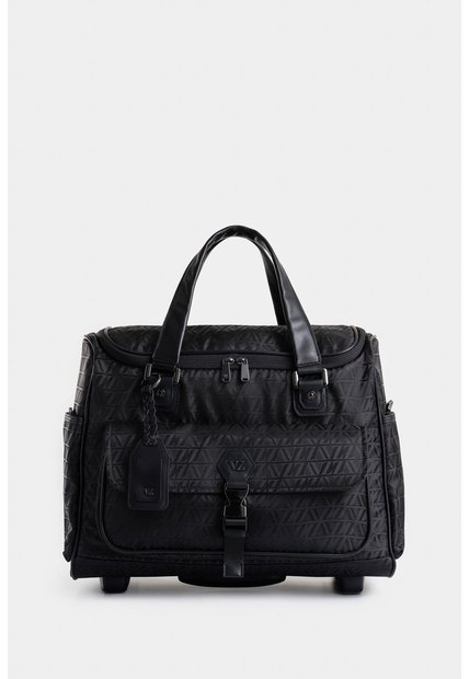 Maleta De Viaje Bloom 2 En Jacquard Para Mujer Sistema Trolley Maleta De Viaje Bloom 2 En Jacquard Para Mujer Sistema Trolley Negro VÉLEZ