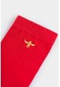 Calcetines Media Pierna San Jacinto Para Mujer Bordado Abeja Calcetines Media Pierna San Jacinto Para Mujer Bordado Abeja Rojo XS VÉLEZ de Vélez
