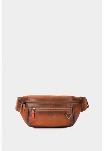 Riñonera Tivoli De Cuero Para Hombre Reata En Nylon Miel Riñonera Tivoli De Cuero Para Hombre Reata En Nylon Miel VÉLEZ Vélez