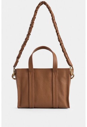 Manos Libres Alessia De Cuero Para Mujer Cargadera Trenzada Manos Libres Alessia De Cuero Para Mujer Cargadera Trenzada Miel Vélez