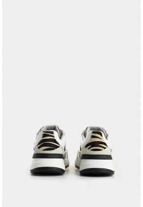 Tenis Iris De Cuero Para Mujer Mini Print Tenis Iris De Cuero Para Mujer Mini Print Blanco 35 VÉLEZ