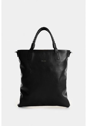Shopping De Cuero Para Mujer Nómada Shopping De Cuero Para Mujer Nómada Negro VÉLEZ