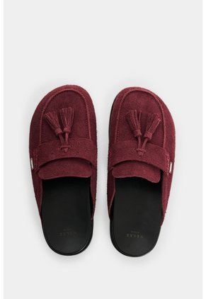 Suecos Tipo Mule En Cuero Para Mujer Tairu Suecos Tipo Mule En Cuero Para Mujer Tairu Vinotinto 39 VÉLEZ
