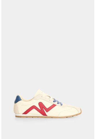 Tenis En Cuero Para Mujer Blooms Tenis En Cuero Para Mujer Blooms Crema 37 VÉLEZ Vélez