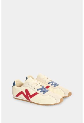 Tenis En Cuero Para Mujer Blooms Tenis En Cuero Para Mujer Blooms Crema 37 VÉLEZ
