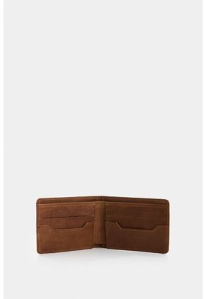 Billetera Alden De Cuero Para Hombre Monogram Billetera Alden De Cuero Para Hombre Monogram Miel VÉLEZ