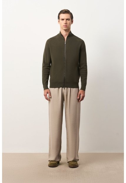 Sweater Misuri Tejido Para Hombre Cuello Alto Sweater Misuri Tejido Para Hombre Cuello Alto Verde Oliva XL VÉLEZ