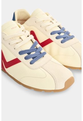Tenis En Cuero Para Mujer Blooms Tenis En Cuero Para Mujer Blooms Crema 37 VÉLEZ