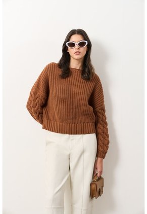 Sweater Para Mujer Icaro Sweater Para Mujer Icaro Miel L VÉLEZ