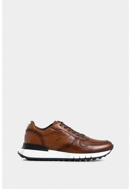 Tenis Iris De Cuero Para Hombre Costuras Laterales Tenis Iris De Cuero Para Hombre Costuras Laterales Miel 45 Vélez