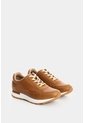 Tenis De Cuero Con Detalle Grabado Para Mujer Tropical 2 Tenis De Cuero Con Detalle Grabado Para Mujer Tropical 2 Miel 35 VÉLEZ de Vélez