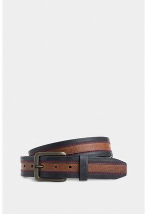 Cinturón Unifaz Soft De Cuero Para Hombre Punta Trapecio Cinturón Unifaz Soft De Cuero Para Hombre Punta Trapecio Azul Oscuro 38 VÉLEZ