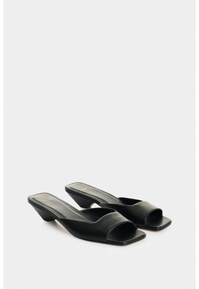 Sandalia Tacón En Cuero Para Mujer Marquee 2.0 Sandalia Tacón En Cuero Para Mujer Marquee 2.0 Negro 36 VÉLEZ