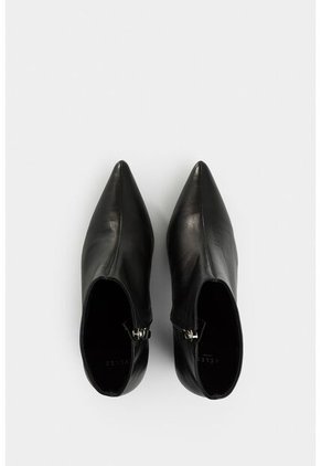 Botines Agata De Cuero Para Mujer Silueta Punta Botines Agata De Cuero Para Mujer Silueta Punta Negro 36 VÉLEZ