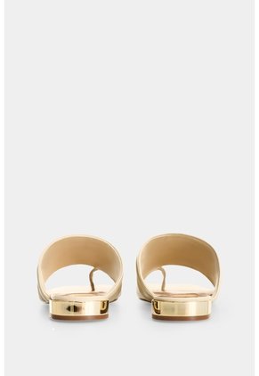 Sandalia Plana En Cuero Para Mujer Xinca Sandalia Plana En Cuero Para Mujer Xinca Crema 34 VÉLEZ