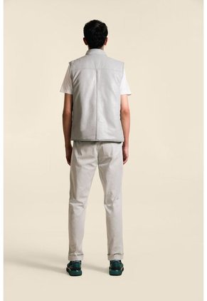 Chaleco Doble Faz Acolchado Para Hombre En Poliéster Y Cuero Chaleco Doble Faz Acolchado Para Hombre En Poliéster Y Cuero Azul Aguamarina XL Vélez