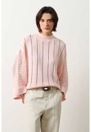 Sweater Tejido Para Mujer Kusa Sweater Tejido Para Mujer Kusa Rosado XS VÉLEZ