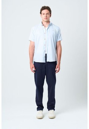 Camisa Manga Corta Enif Para Hombre Silueta Clásica Camisa Manga Corta Enif Para Hombre Silueta Clásica Azul Claro XXL VÉLEZ