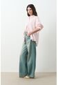 Camisa Peonia Para Mujer Manga Murciélago Camisa Peonia Para Mujer Manga Murciélago Rosado L VÉLEZ de Vélez