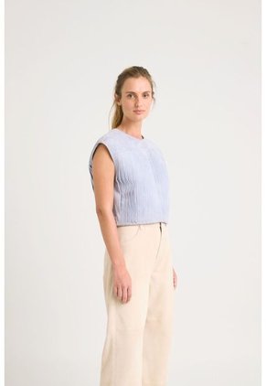 Camisa Clavel En Cuero Gamuza Para Mujer Detalle Prenses Camisa Clavel En Cuero Gamuza Para Mujer Detalle Prenses Azul Claro M VÉLEZ