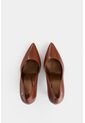 Tacones Cerrados De Cuero Liso Tacones Cerrados De Cuero Liso Miel 39 VÉLEZ de Vélez