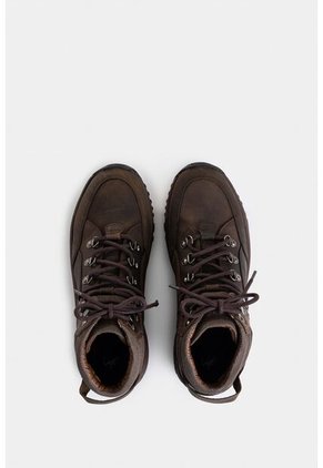 Botas Camper Outdoor De Cuero Para Hombre Repelente A Salpicaduras De Agua Cafe