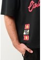 Polo Cropped En Algodón Para Hombre Primavera Polo Cropped En Algodón Para Hombre Primavera Negro XXL VÉLEZ de Vélez
