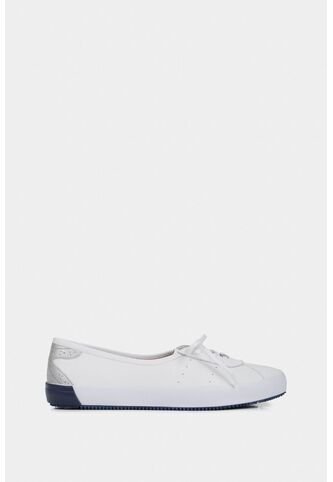 Tenis Planos Atenas De Cuero Para Mujer Casual Tenis Planos Atenas De Cuero Para Mujer Casual Blanco 39 VÉLEZ Vélez