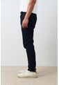 Pantalón Aron En Lino Para Hombre Ribete Cuero Pantalón Aron En Lino Para Hombre Ribete Cuero Azul Oscuro 32 VÉLEZ de Vélez
