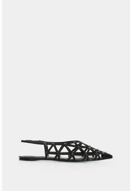 Baleta En Cuero Para Mujer Hybris Baleta En Cuero Para Mujer Hybris Negro 35 VÉLEZ