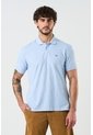 Polo Manga Corta Essential Para Hombre Textura Polo Manga Corta Essential Para Hombre Textura Azul Claro XL VÉLEZ de Vélez