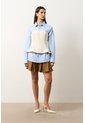 Top Strapless En Denim Para Mujer Lumbre Top Strapless En Denim Para Mujer Lumbre Crema XS VÉLEZ de Vélez