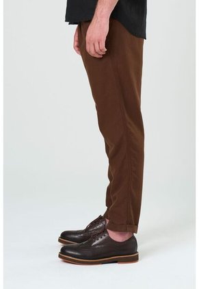 Pantalón Prenses En Lino Para Hombre Fit Holgado Pantalón Prenses En Lino Para Hombre Fit Holgado Tabaco 32 VÉLEZ