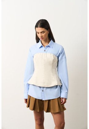Top Strapless En Denim Para Mujer Lumbre Top Strapless En Denim Para Mujer Lumbre Crema XS VÉLEZ