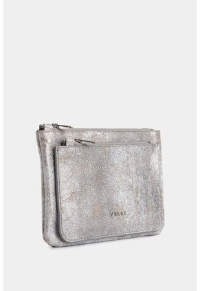 Cosmetiquera Arándano De Cuero Folia Para Mujer Doble Bolsillo Cosmetiquera Arándano De Cuero Folia Para Mujer Doble Bolsillo Plata VÉLEZ