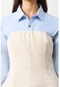 Top Strapless En Denim Para Mujer Lumbre Top Strapless En Denim Para Mujer Lumbre Crema XS VÉLEZ de Vélez