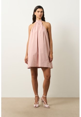 Vestido Mini Halter Para Mujer Lumbre Vestido Mini Halter Para Mujer Lumbre Natural 12 VÉLEZ Vélez