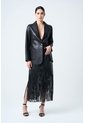 Falda Lyra De Cuero Para Mujer Silueta Wrap Falda Lyra De Cuero Para Mujer Silueta Wrap Negro 12 VÉLEZ de Vélez