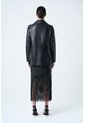 Falda Lyra De Cuero Para Mujer Silueta Wrap Falda Lyra De Cuero Para Mujer Silueta Wrap Negro 12 VÉLEZ de Vélez