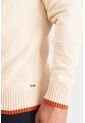 Sweater Tejido Corvus De Algodón Para Hombre Detalles En Contraste Sweater Tejido Corvus De Algodón Para Hombre Detalles En Contraste Crema L Vélez de Vélez
