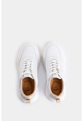 Tenis Mori 3 De Cuero Para Mujer Silueta Deportiva Tenis Mori 3 De Cuero Para Mujer Silueta Deportiva Blanco 34 VÉLEZ