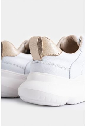 Tenis Mori 3 De Cuero Para Mujer Silueta Deportiva Tenis Mori 3 De Cuero Para Mujer Silueta Deportiva Blanco 34 VÉLEZ