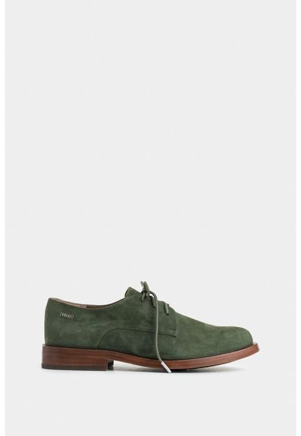Zapato De Cordón Alba En Cuero Gamuza Para Mujer Silueta Oxford Zapato De Cordón Alba En Cuero Gamuza Para Mujer Silueta Oxford Verde 40 Vélez