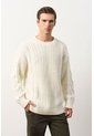 Sweater Tejido Para Hombre Raices Sweater Tejido Para Hombre Raices Crema XL VÉLEZ de Vélez