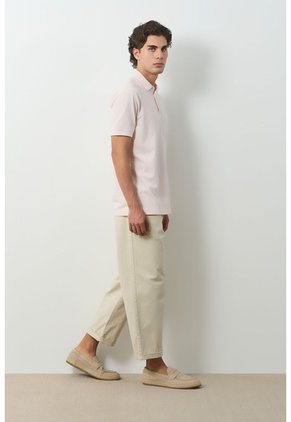 Polo Lucca Manga Corta Para Hombre Texturizada Polo Lucca Manga Corta Para Hombre Texturizada Rosado M VÉLEZ