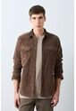 Sobrecamisa Alcor Manga Larga Para Hombre Semi Fitted Sobrecamisa Alcor Manga Larga Para Hombre Semi Fitted Cafe L VÉLEZ de Vélez