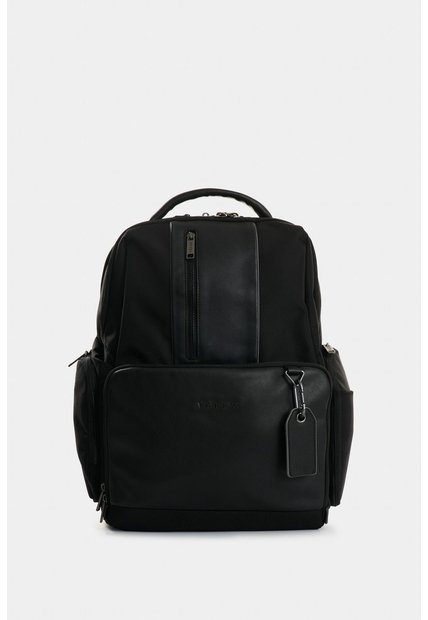 Morral Security De Lona Para Hombre Detalles En Cuero Morral Security De Lona Para Hombre Detalles En Cuero Negro VÉLEZ